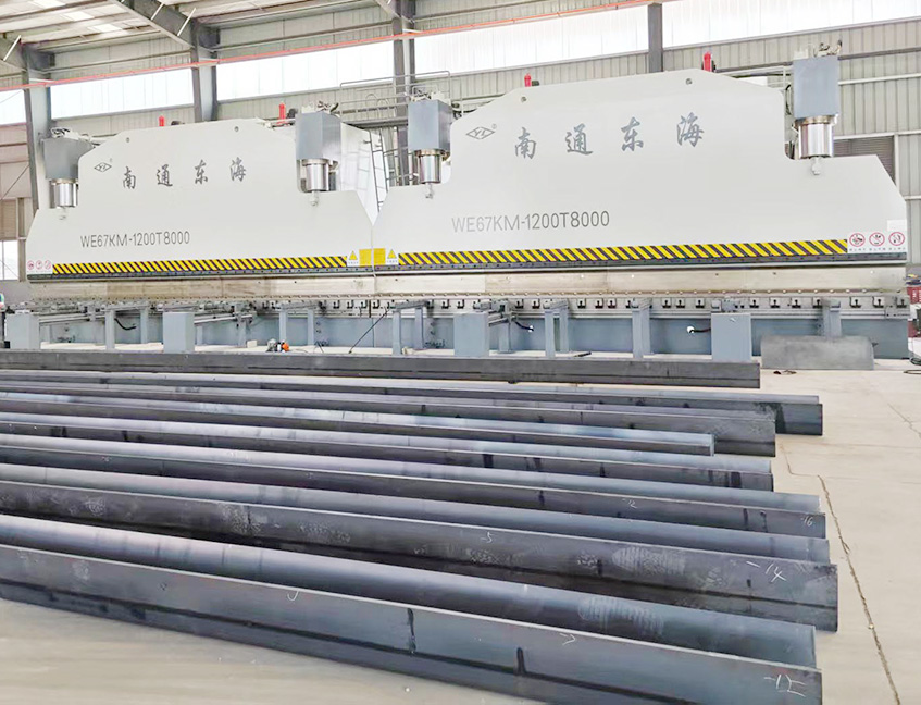 2xWE67K-1200T8000 CNC Press Brake in Tandem